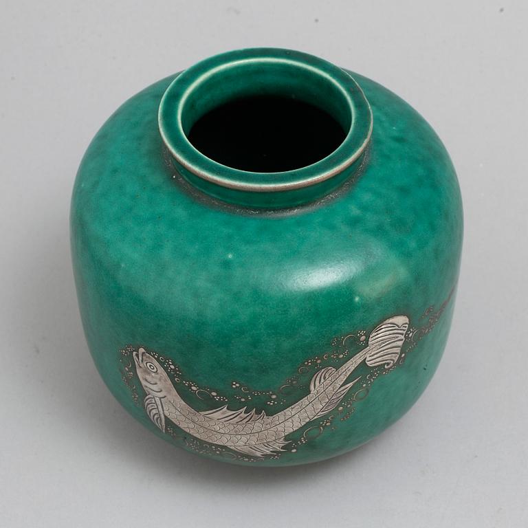 WILHELM KÅGE, vas, stengods, "Argenta", Gustavsberg.