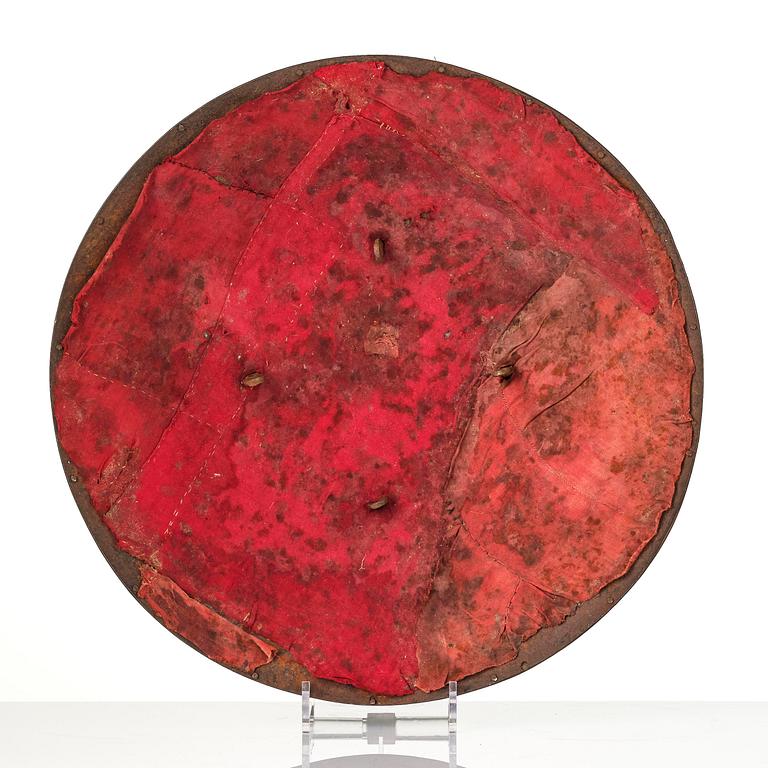 Dhal separ (Sköld), stål, Iran, Qajardynastin, omkring år 1800.