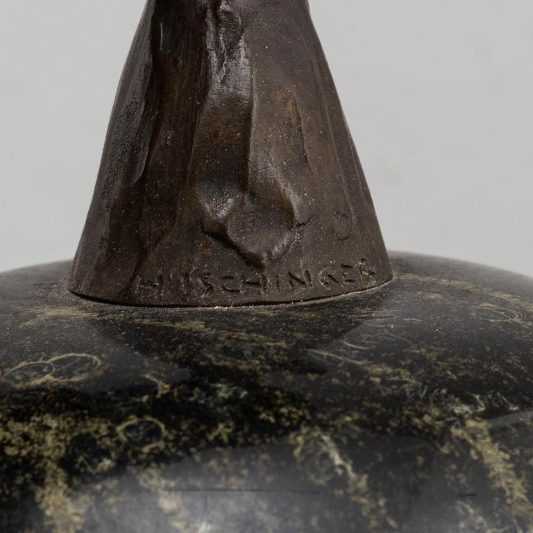 HANS ISCHINGER, skulptur, brons, 1900-talets början.
