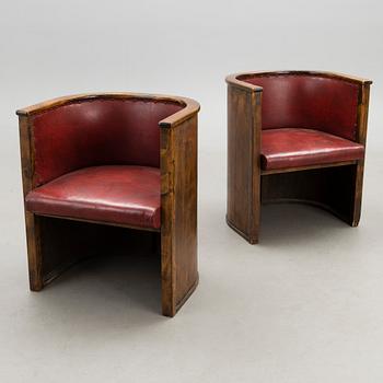 A PAIR OF 1930s CLUB / RESTAURANT CHAIRS, Otto Korhonen and Alvar Aalto for O.Y. Huonekalu- ja Rakennustyötehdas A.B.