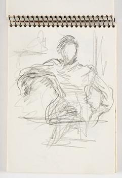 Lotte Laserstein, 4 skissböcker med blyertsteckningar.