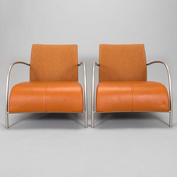 Gijs Papavoine, a pair of 'Lomas' easy chairs for Montis.