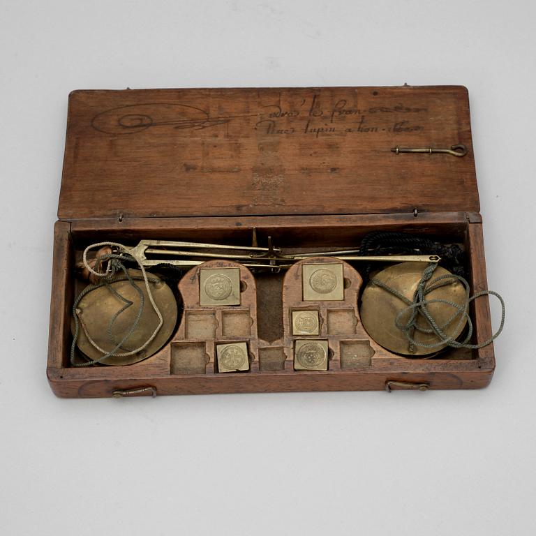 MÄTINSTRUMENT samt 3 VÅGAR, 17/1800-tal.