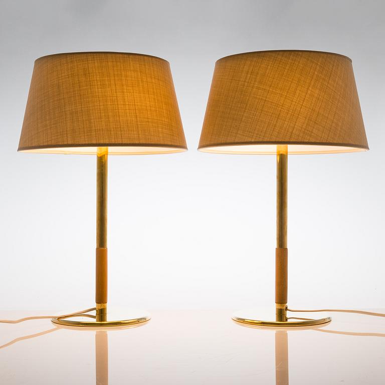 Paavo Tynell, a pair of mid-20th century '9206' table lamps for Taito.