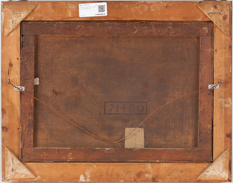 OKÄND KONSTNÄR, olja på duk, 1700/1800-tal.