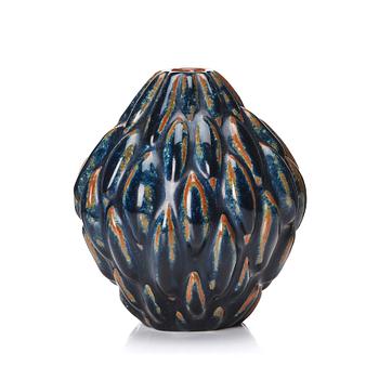 104. Axel Salto, a 'budding style' stoneware vase, Royal Copenhagen, Denmark, probably 1957, model 20897.