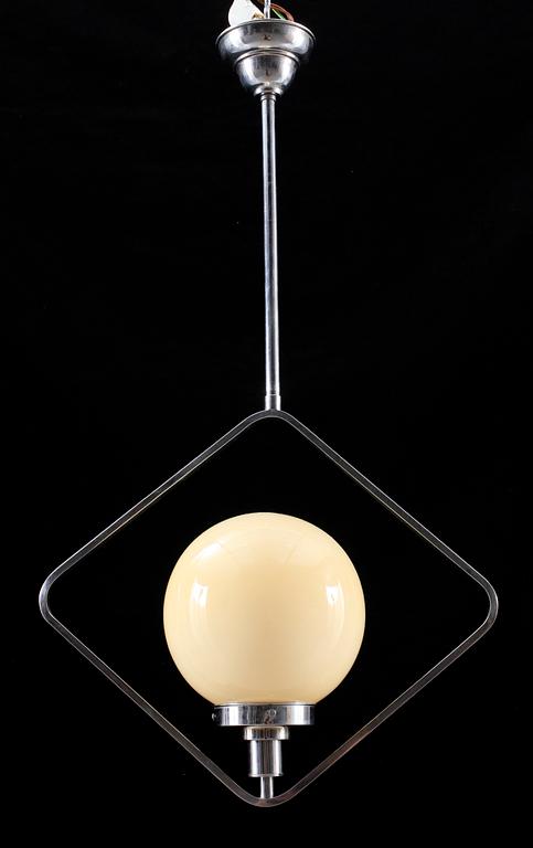 TAKLAMPA, Art Déco, omk 1920/30-tal. H ca 75.