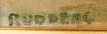 Gustav Rudberg, oil on canvas, signed.