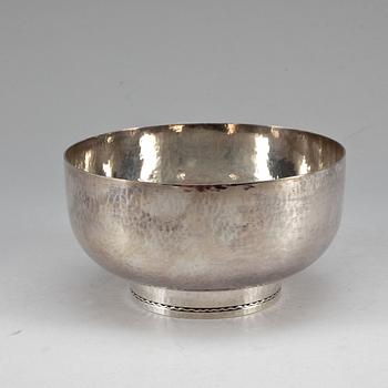 SKÅL, "Sofiero", silver, design Ingrid Råström, CG Råström, Stockholm 1976. Vikt ca 356 g.