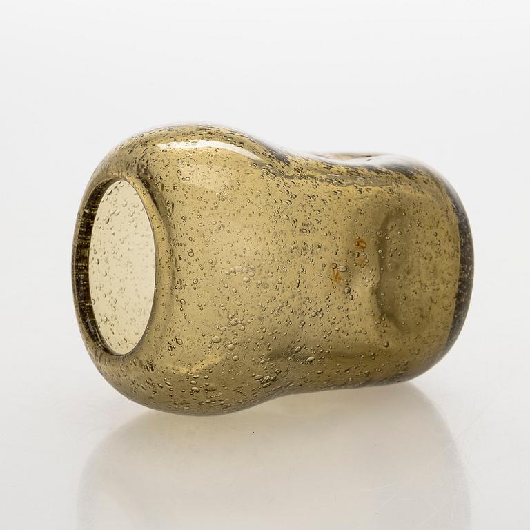 Runar Engblom, a 1940s/50s  glass vase, signed Runar Engblom Riihimäen Lasi Oy.