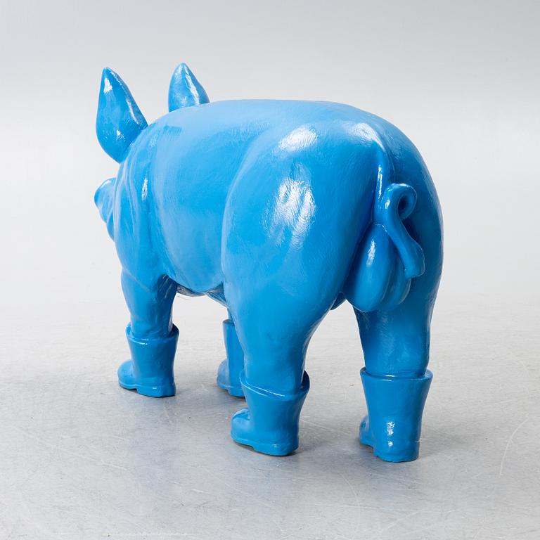 William Sweetlove, "Cloned blue father pig" (Blue).