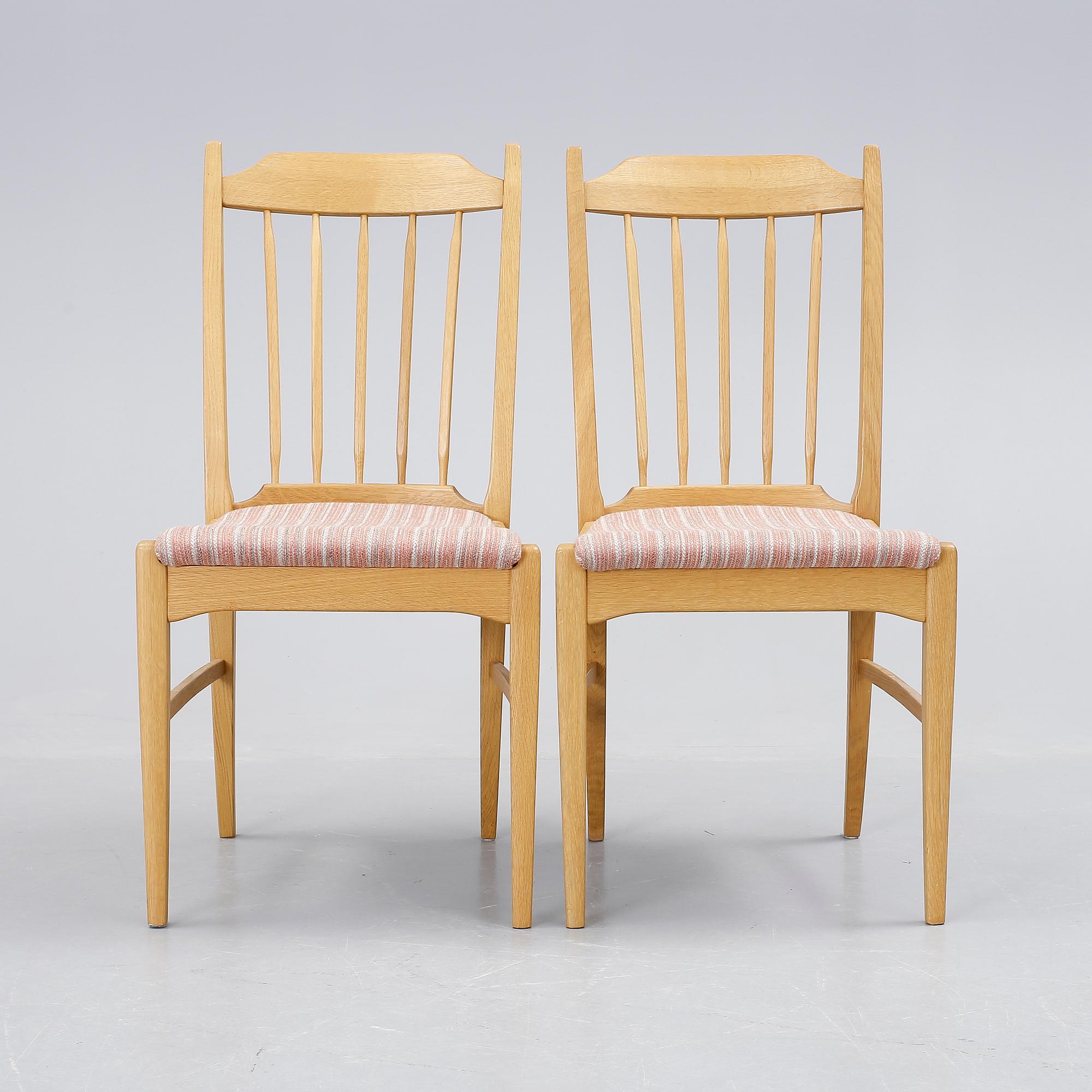 STOLAR, ett par, Carl Malmsten, 1900-talets andra hälft.