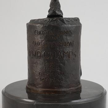 Harry Jackson, after. Sculpture. Signed. Foundry mark. Height 53 cm (including base).