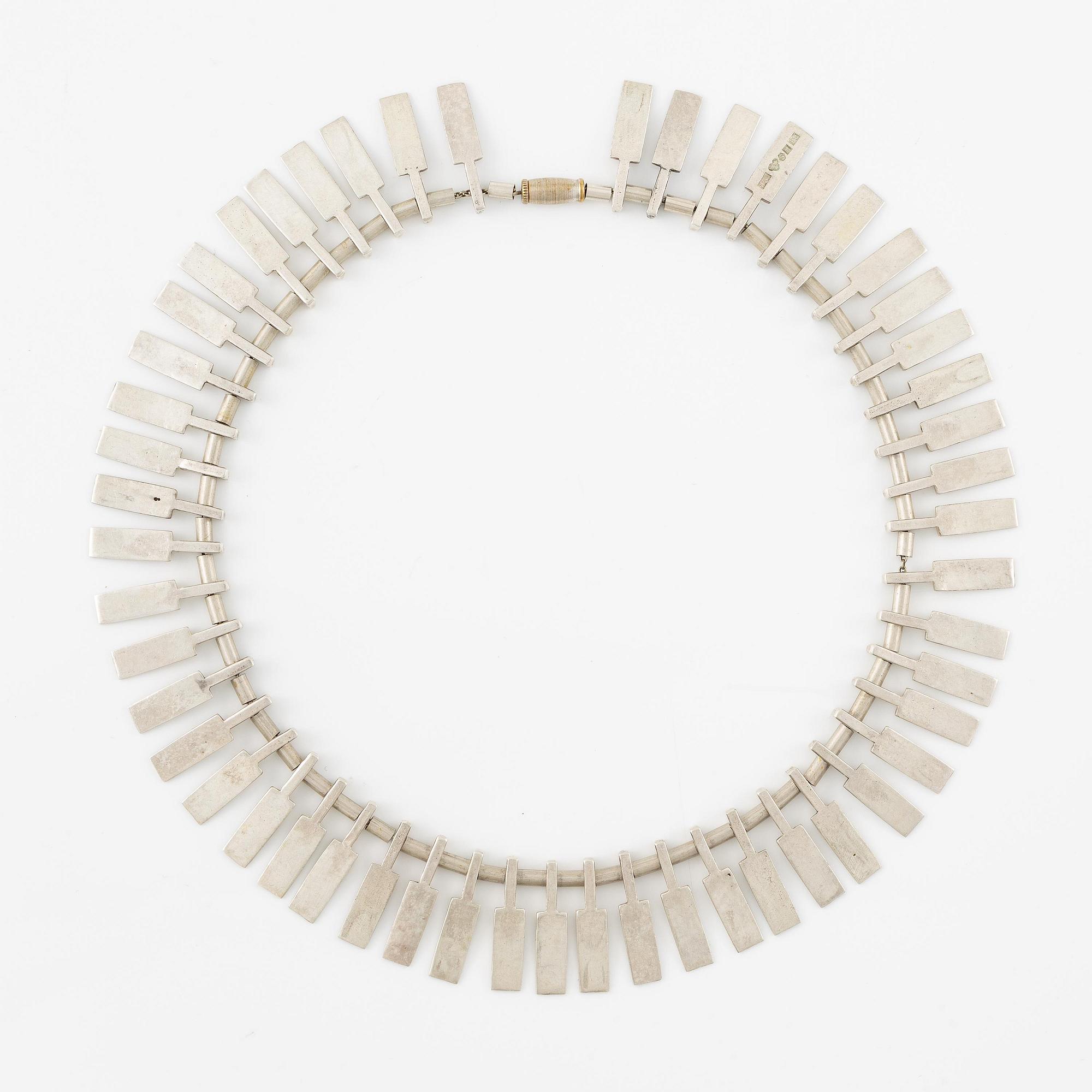 Inga-Britt "Ibe" Dahlquist, collier, silver, Malmö 1965.