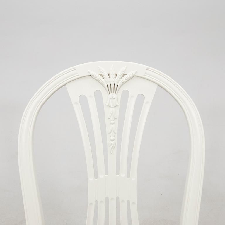 Chairs, 10 pieces, Gustavian style, 20th century.