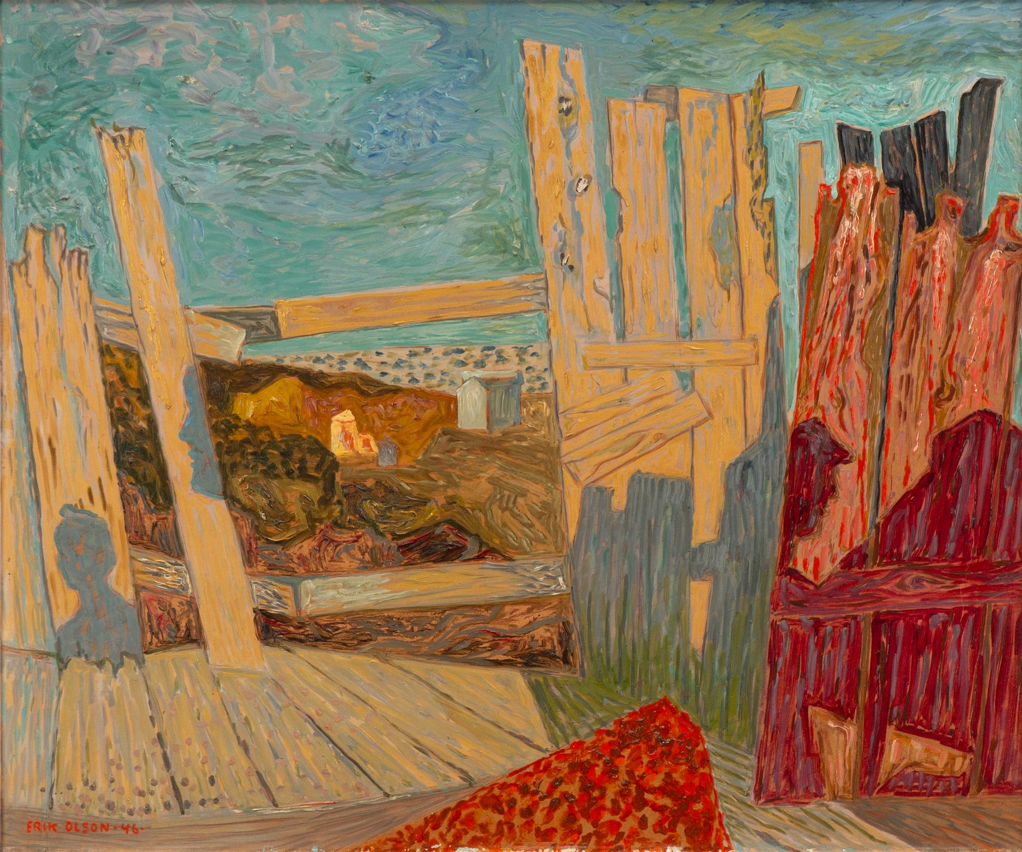 Erik Olson, "Skuggor i baracken".