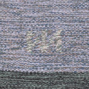 Rug, röllakan, indistinctly signed, approximately 200 x 135 cm.