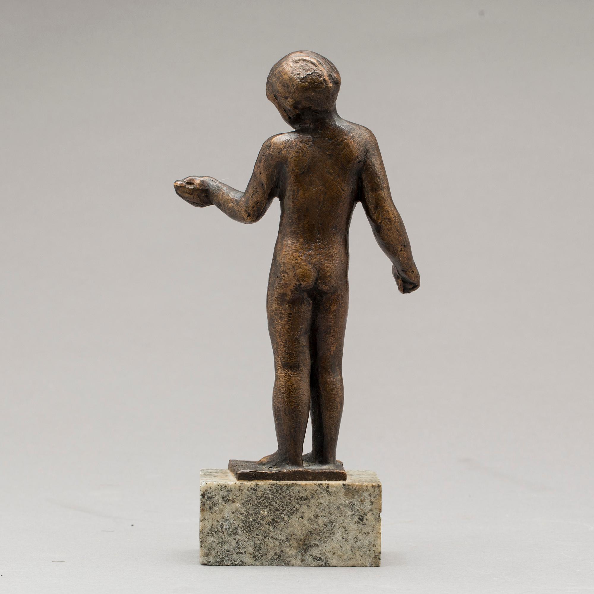 ANDERS OLSON, skulptur, brons, signerad.