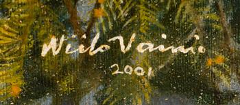 NIILO VAINIO, öljy kankaalle, pingotettu levylle, signeerattu ja päivätty 2001.