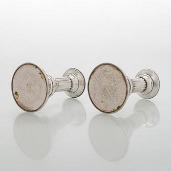 A pair of silver candlesticks, Kultateollisuus Turku 1994.