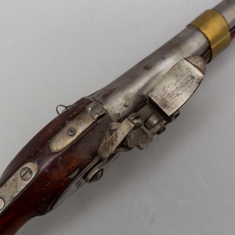 A Swedish flintlock pistol 1816 pattern.