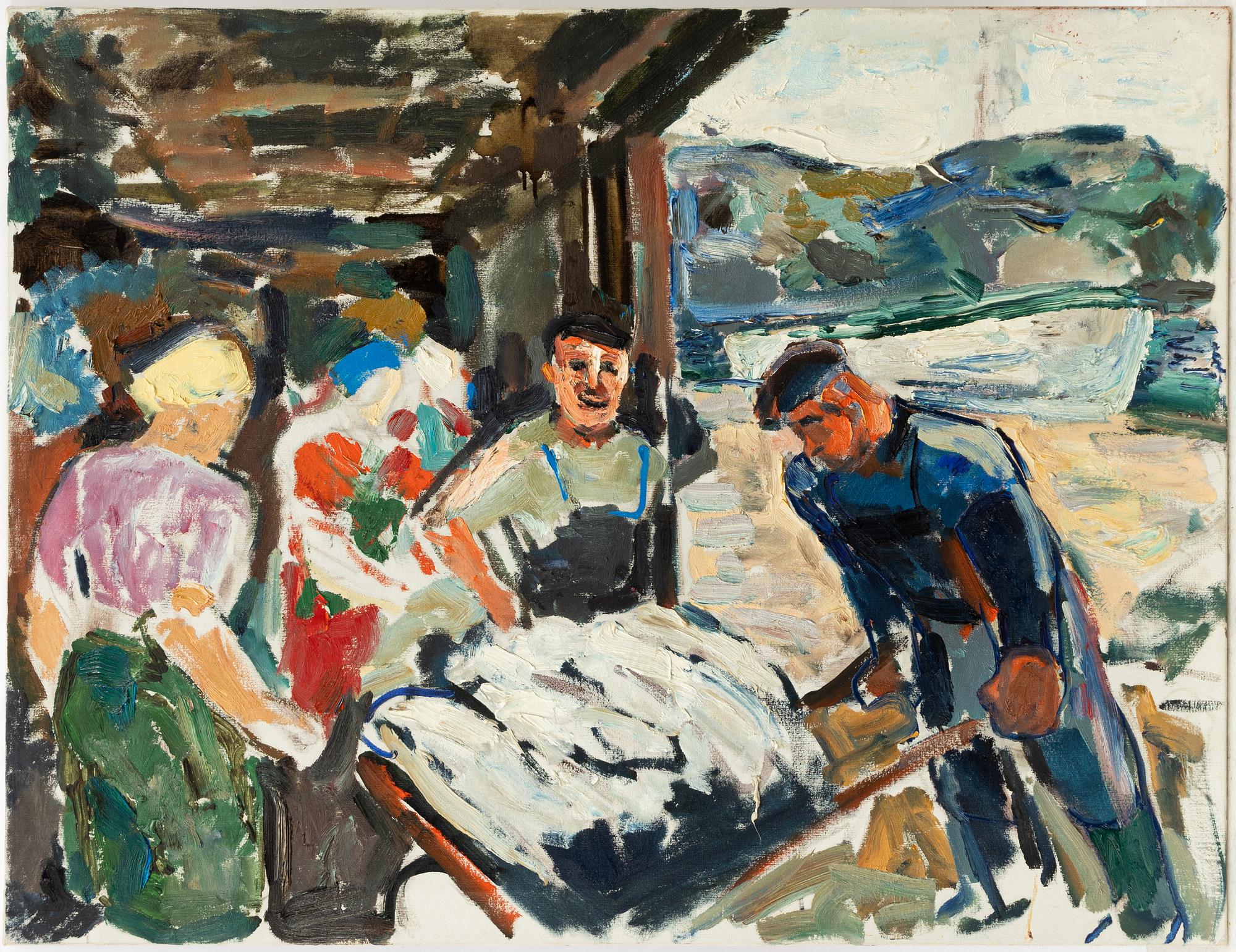 Albin Amelin, Fisherman.