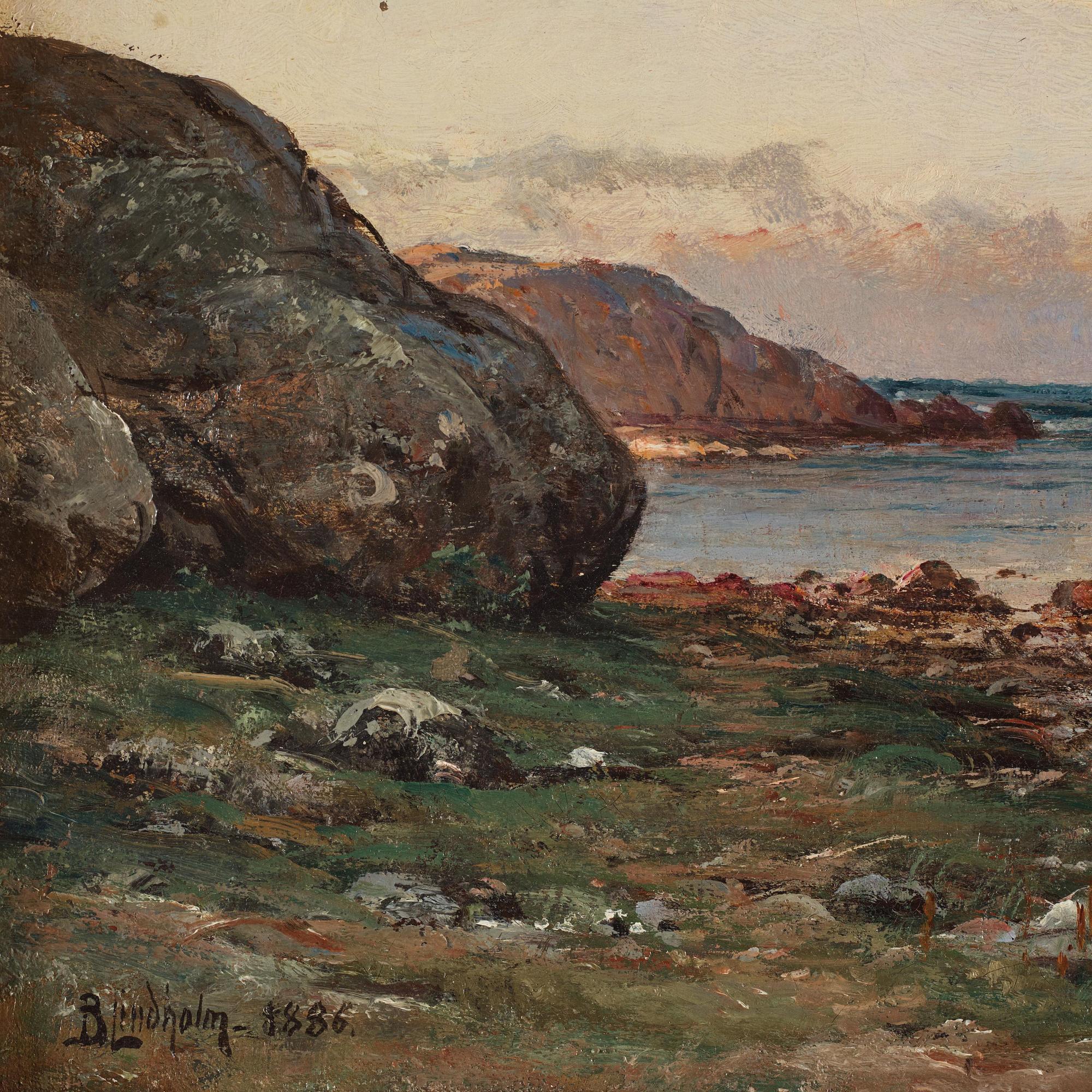 Berndt Lindholm, "Solnedgång i Bohuslän".