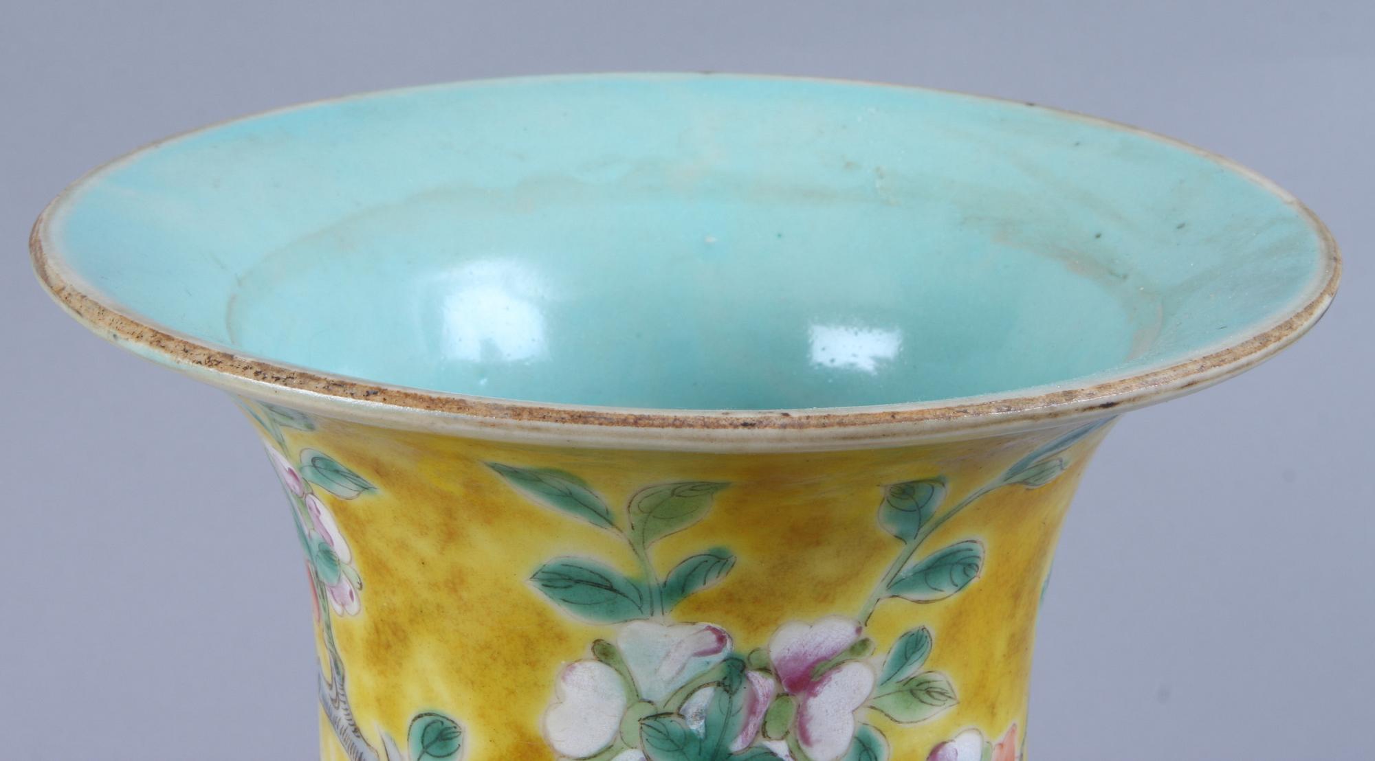 GOLVVAS, porslin, Kina, 1800/1900-tal.