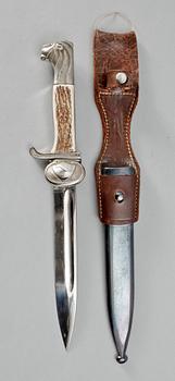 STICKERT SAMT BAJONETTER, 4 st. 1800/1900-tal.