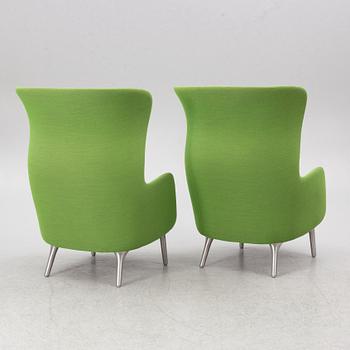 Jaime Hayon, fåtöljer, ett par, "Ro JH1", Republic of Fritz Hansen, 2016.