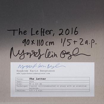 Nygårds Karin Bengtsson, "The Letter", 2016.