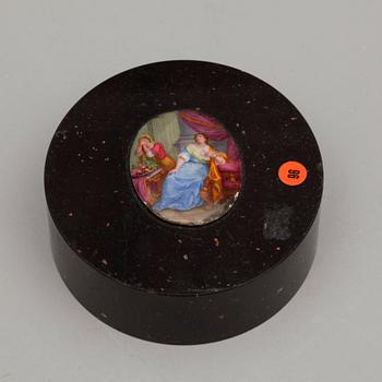 BREVPRESS, porfyr, empire, 1800-talets andra hälft.