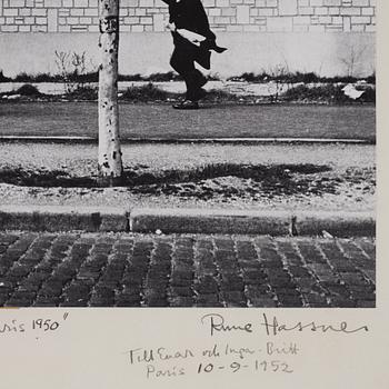 Rune Hassner, "Allhelgonadagen, Paris", 1950.