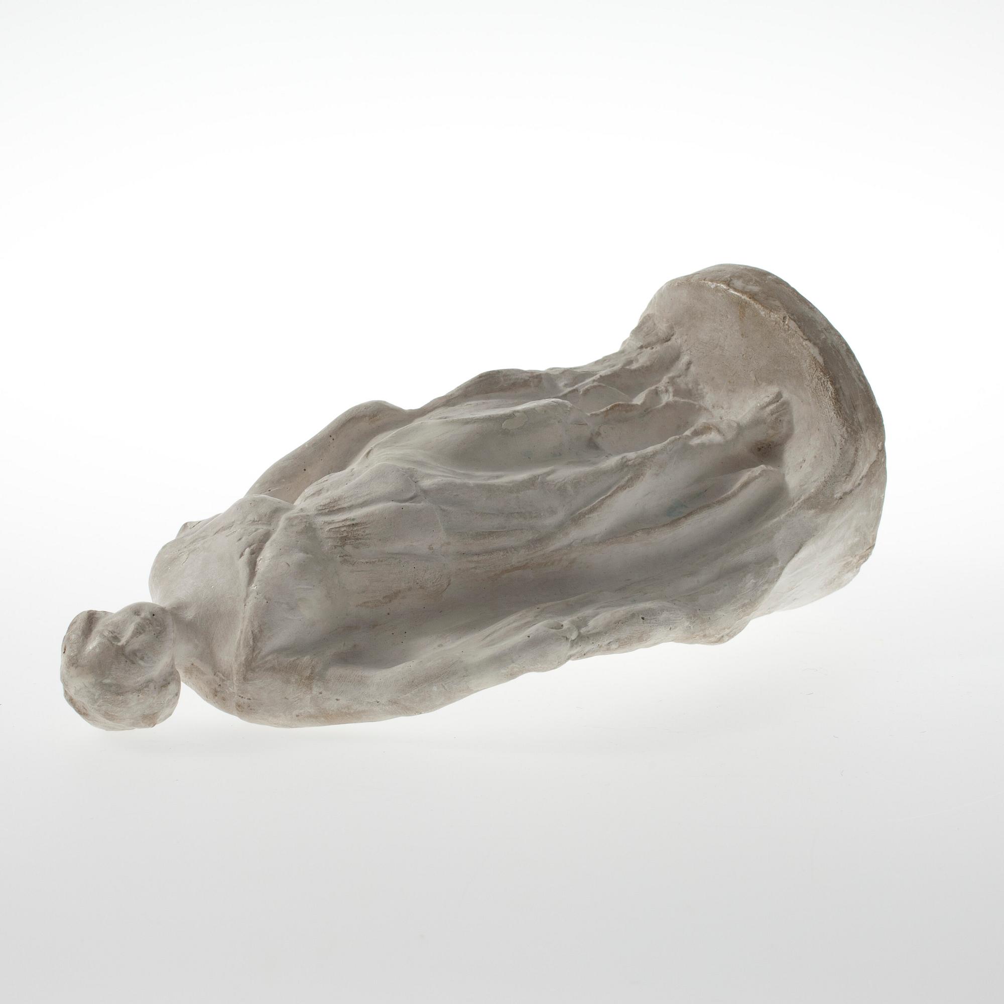 VILLE VALLGREN, skulptur, gips, signerad.