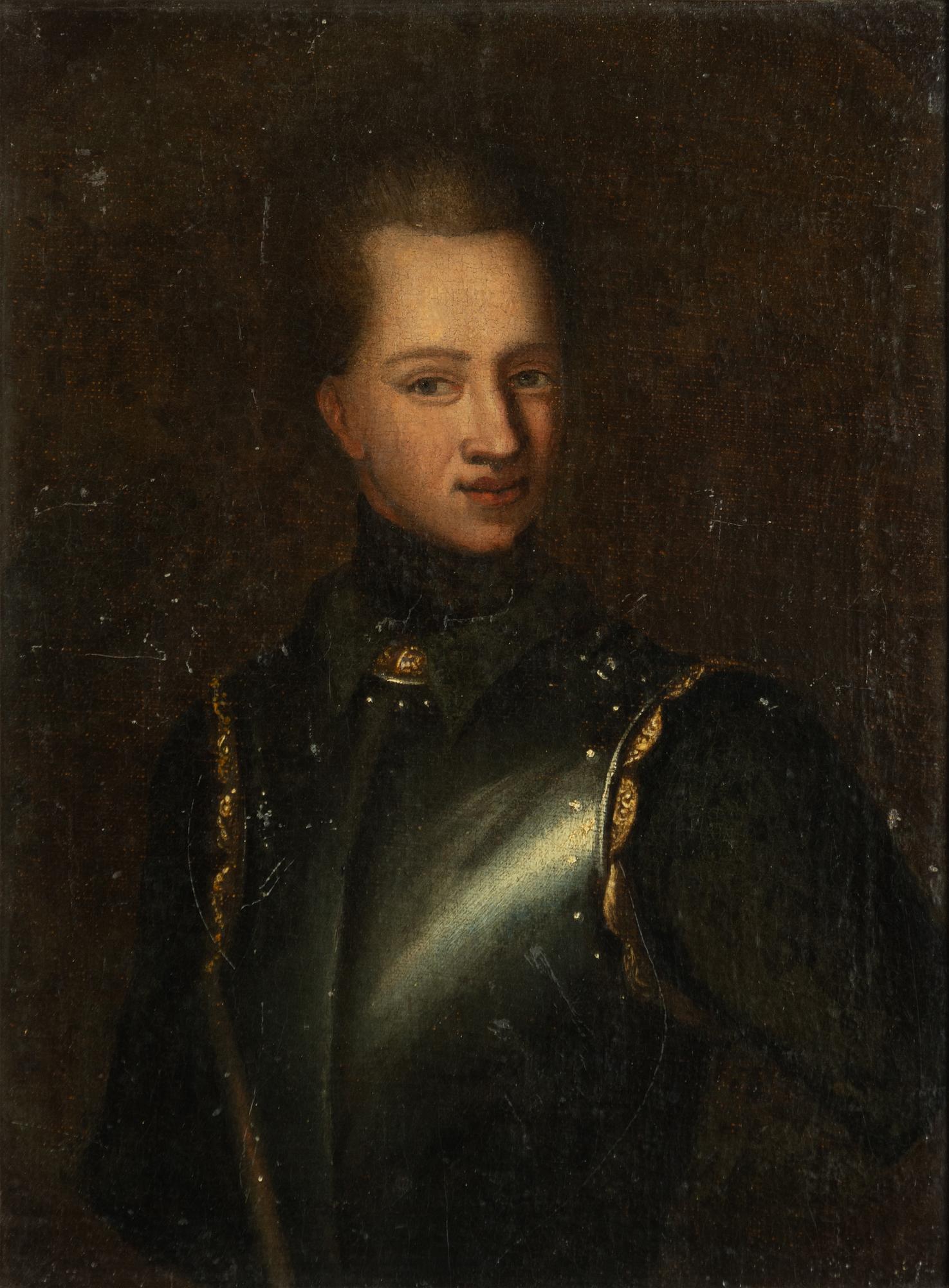 David von Krafft, circle of, "Karl XII" (1682-1718).