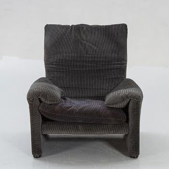 Vico Magistretti, armchair "Maralunga", Cassina late 20th century.