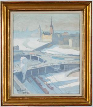 Hjalmar Grahn, oil on canvas, signed and dated 1944.