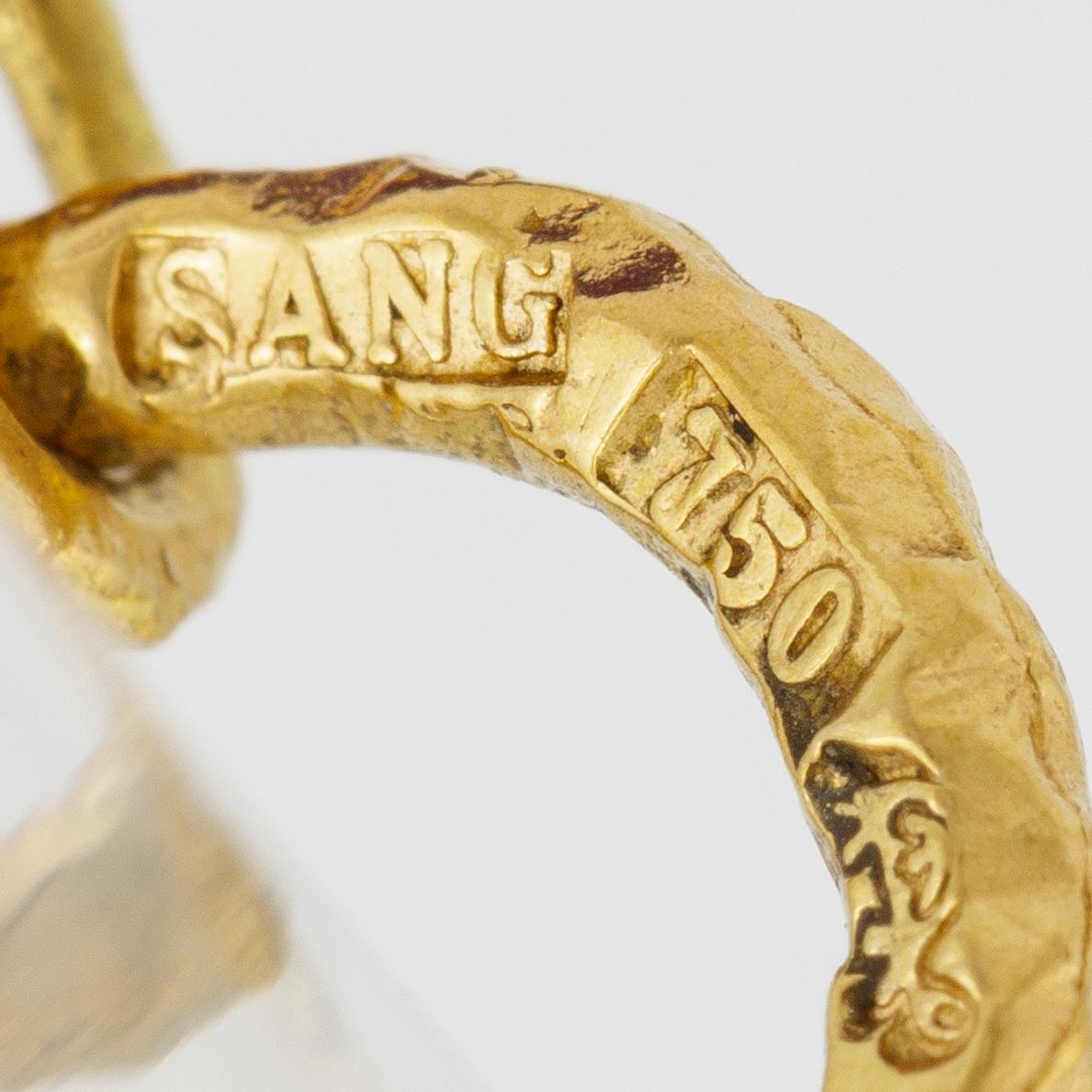 Hänge, Sandberg, 18K guld med ametist.