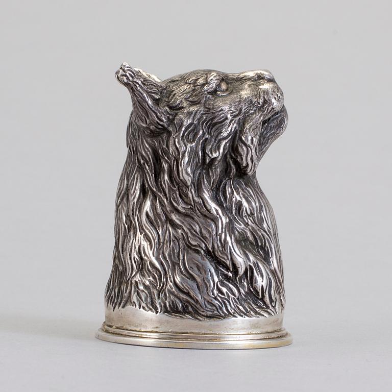 VODKAKOPP, silver, Moskva, 1908-26.