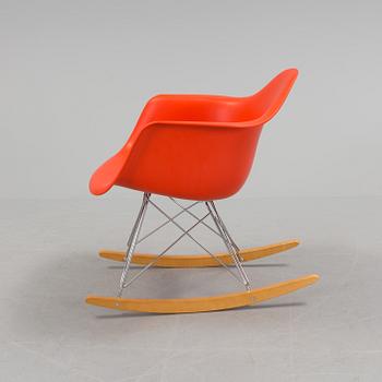 CHARLES & RAY EAMES, a 'RAR' rocking chair from Vitra, 2011.