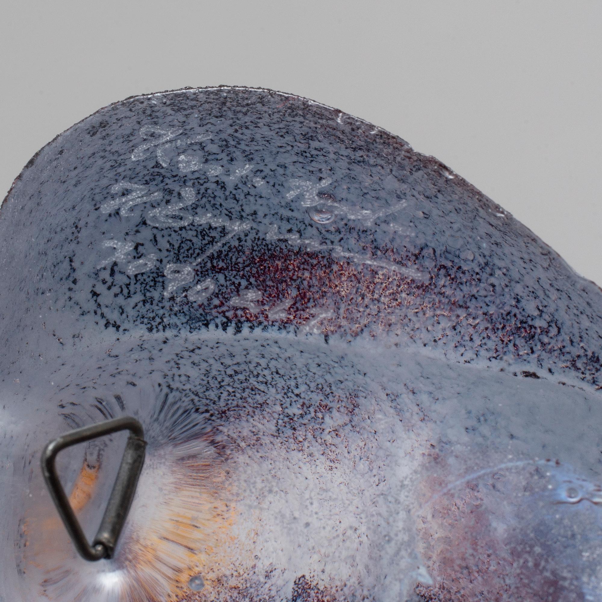 KJELL ENGMAN, väggskulpturer, 4 st, glas, Kosta Boda.