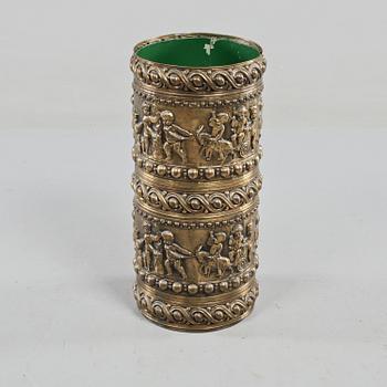 PARAPLYSTÄLL, mässing, omkring 1900-talets mitt.