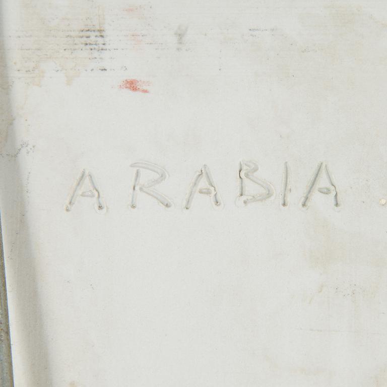 Toini Muona, a stoneware relief signed TM Arabia.