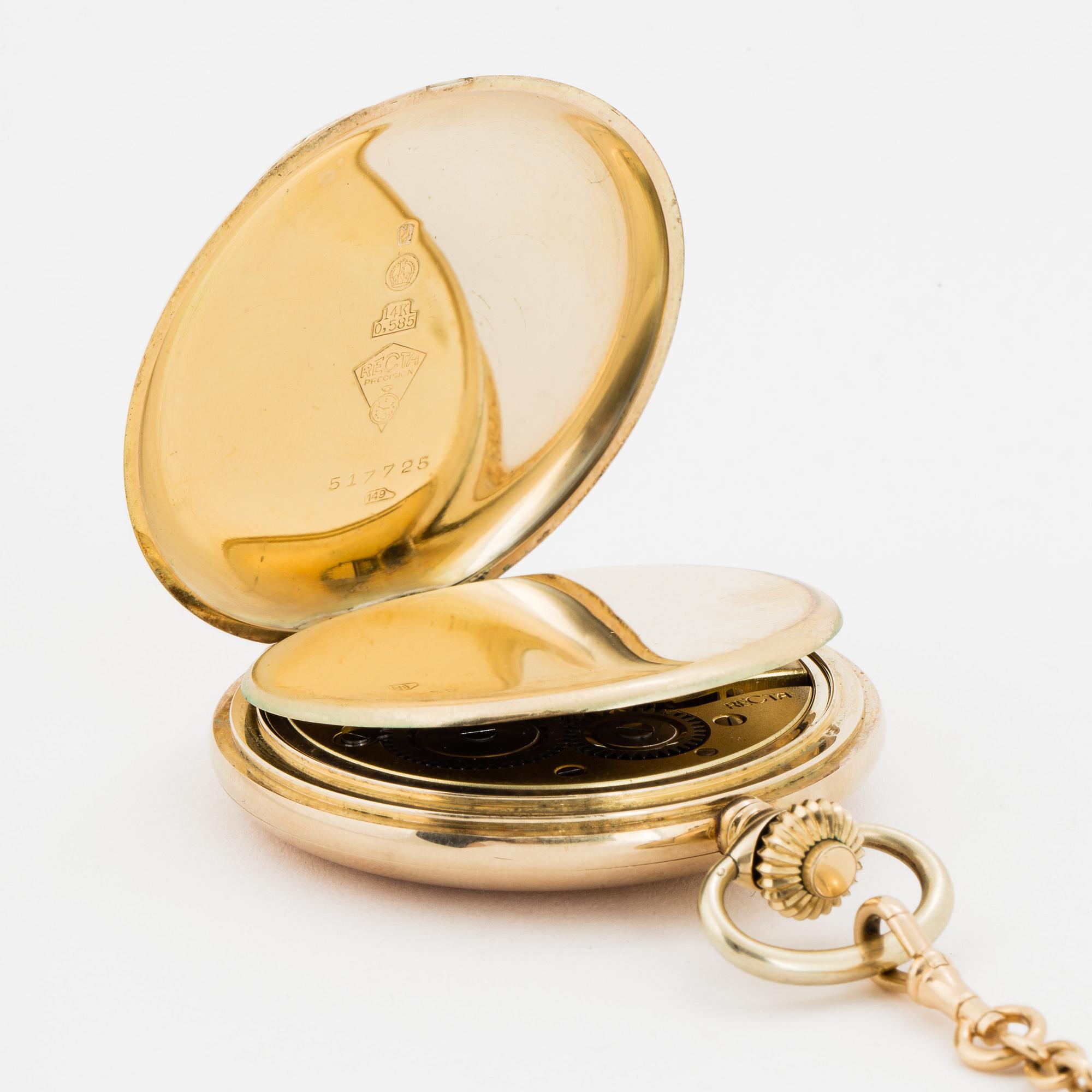 Recta pocket watch on sale