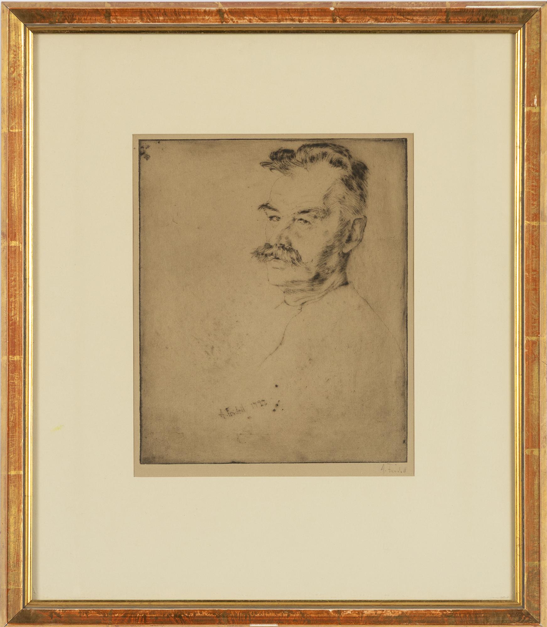 Axel Fridell, "Gruvarbetare från Falu gruva" (Morbror I).