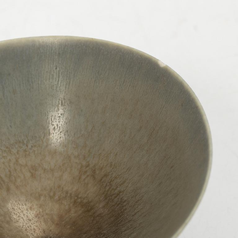 Berndt Friberg, vas och skål, stengods, Gustavsberg, ankargods, 1939-44 och Gustavsbergs Studio 1961.