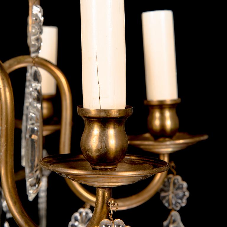 Paavo Tynell, a mid-20th century chandelier for Idman.