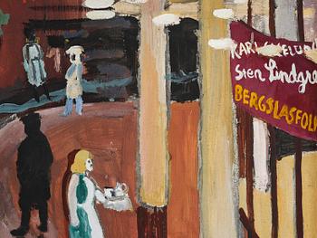 Sven X:et Erixson, "Höstkväll på Götgatan".