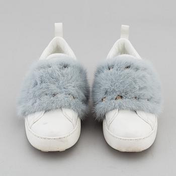 VALENTINO, "Mink fur sneakers", size 36,5.