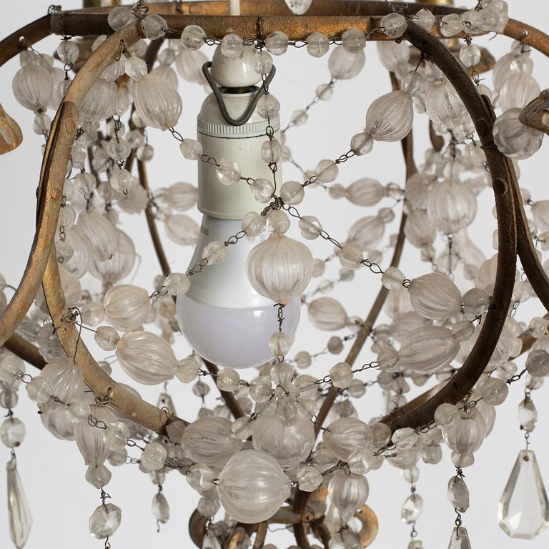 A chandelier, second half of the 20th century.